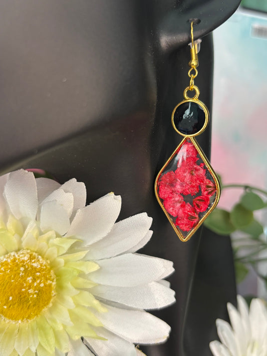 Golden Diamond Earrings
