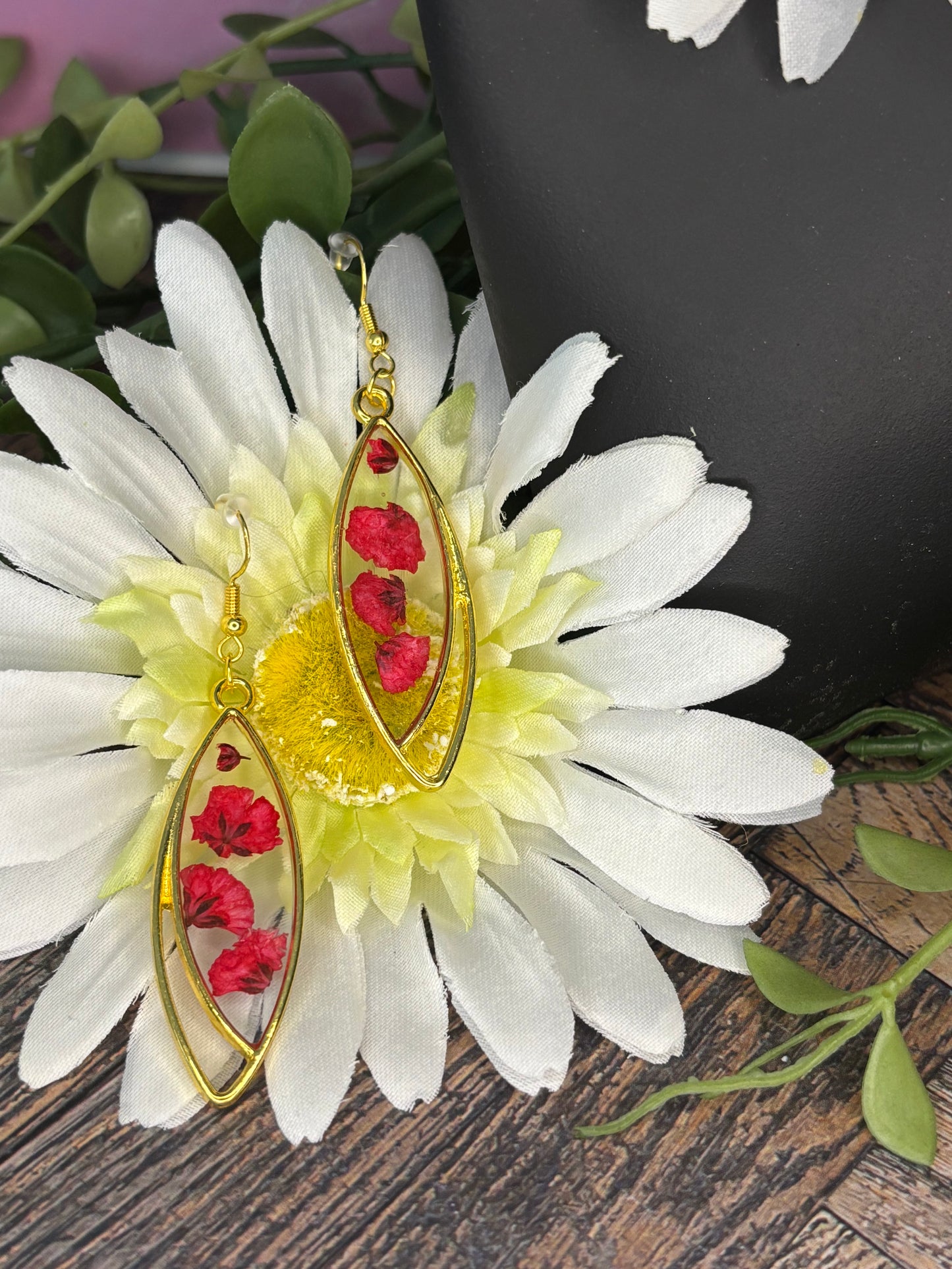 Golden Teardrop Earrings