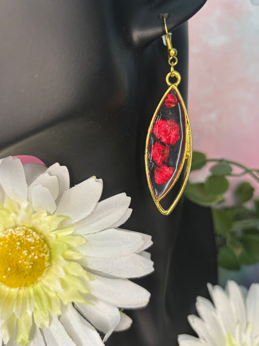 Golden Teardrop Earrings