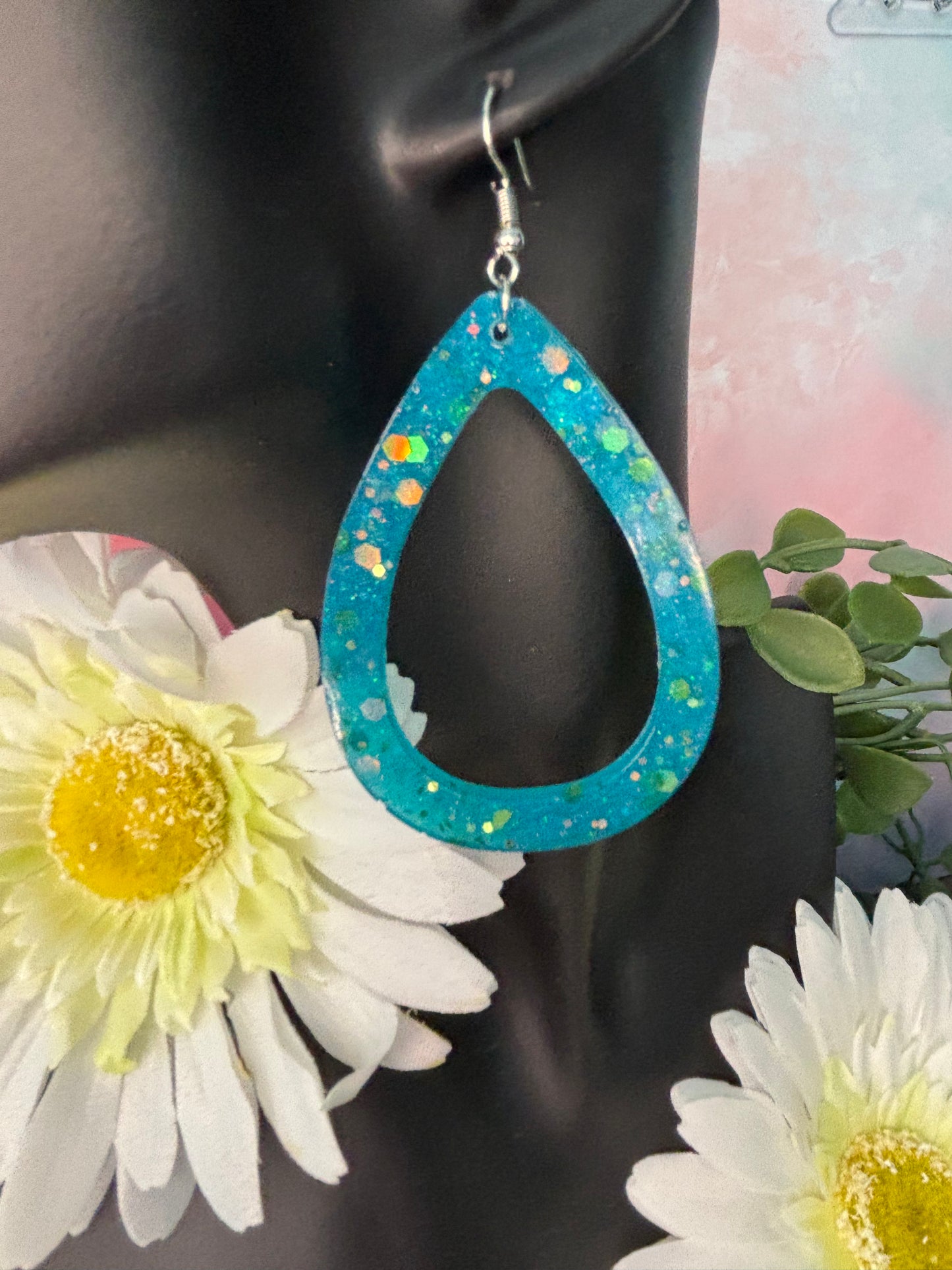 Hollow Teardrop Dangles