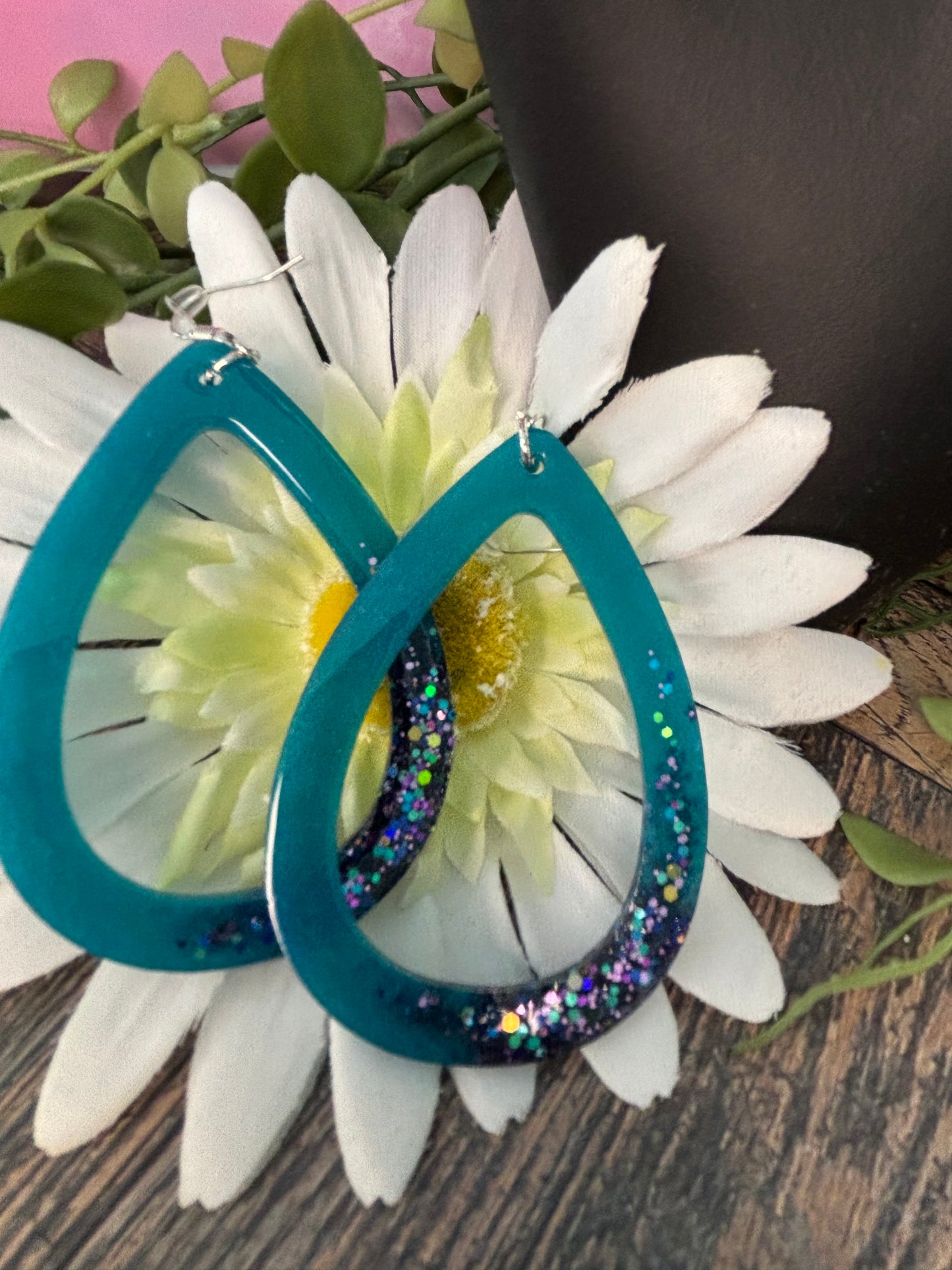 Hollow Teardrop Dangles