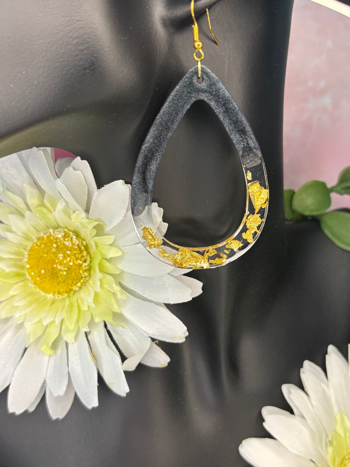 Hollow Teardrop Dangles