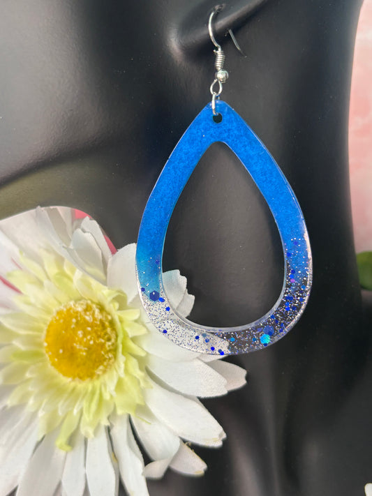 Hollow Teardrop Dangles